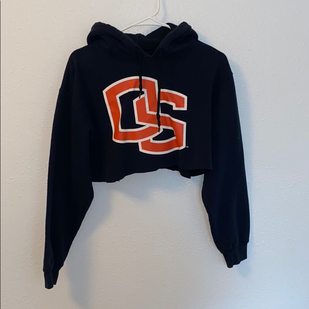 Oregon State cropped hoodie